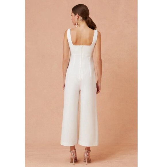 Keepsake the Label Uptown Jumpsuit Porcelain White NWT - Picture 3 of 4